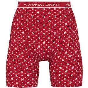 Victoria’s Secret Logo Cotton High-Waist Boxer Brief NWT